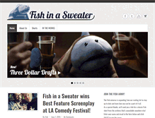 Tablet Screenshot of fishinasweater.com